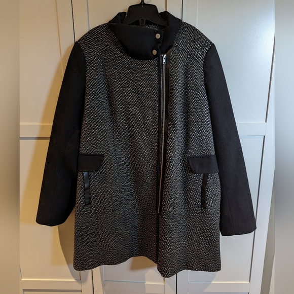RICKIS Plus Size Wool Coat - Picture 1 of 3